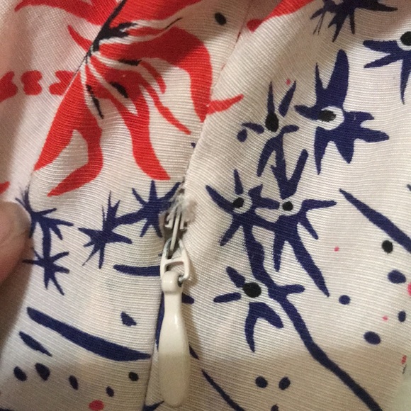 & Other Stories Vintage Look Printed Midi Dress M - Picture 7 of 9